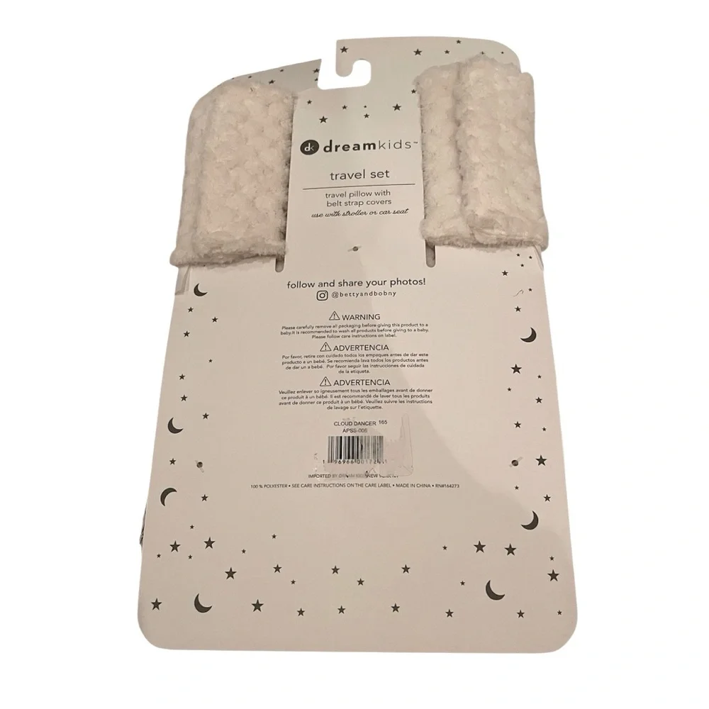 Dreamkids White Travel Neck Pillow Set
